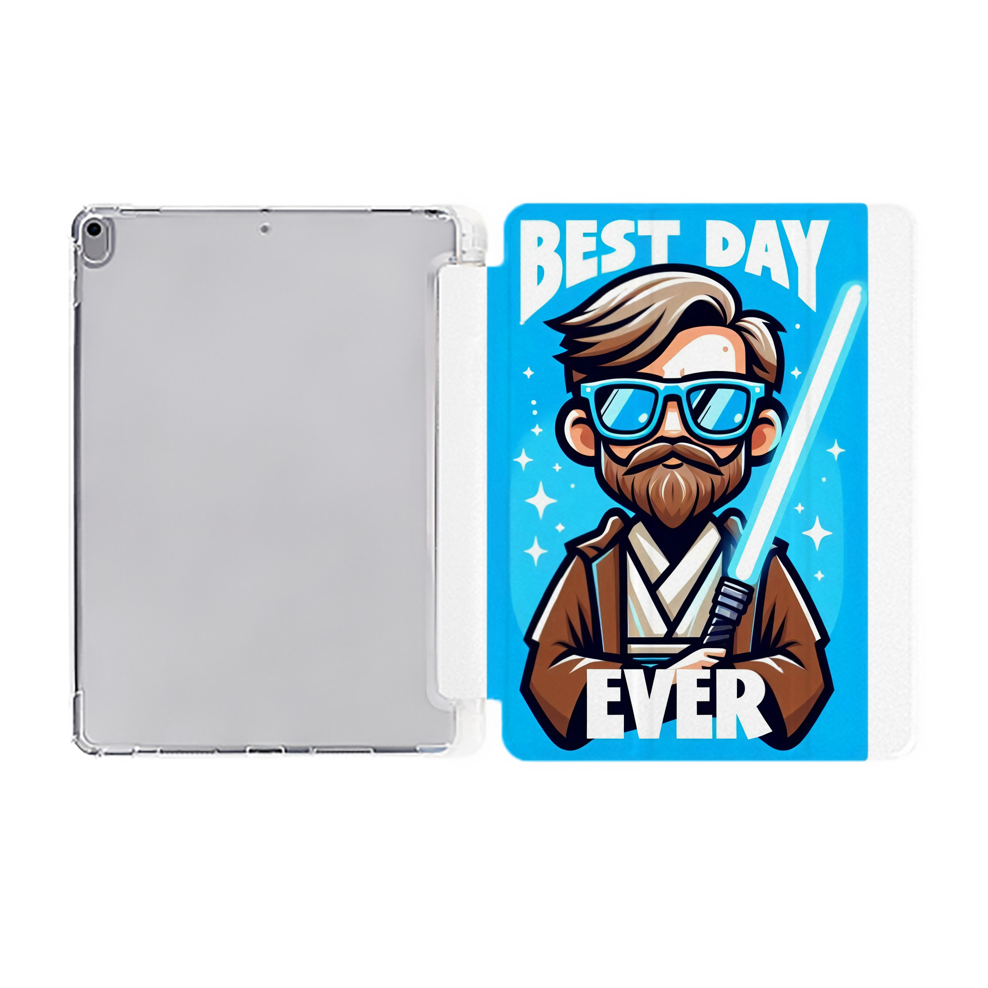 （画像用） スター・ウォーズ Star Wars IPad ケース ペン収納付き 三つ折りスタンド PUレザー×シリコン 対応機種9.5/10.5/10.9インチ
